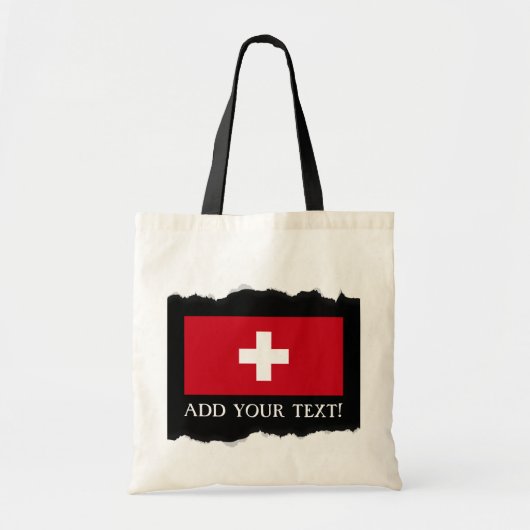 Vlag van Zwitserland Tote Bag (Voorkant)
