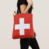 Vlag van Zwitserland Tote Bag (Dichtbij)