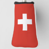 vlag van Zwitserland — wit kruisje Golfheadcover (Draai 90)