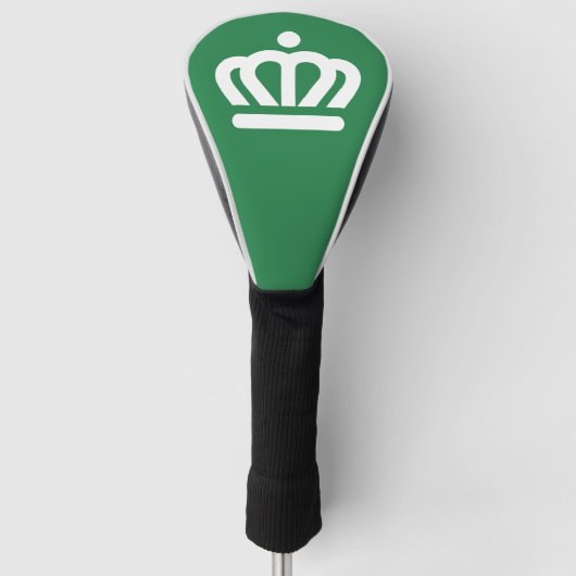 Vlag (variant) van Charlotte, NC Golfheadcover (Voorkant)