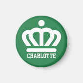 Vlag (variant) van Charlotte, NC Magneet (Voorkant)