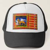 Vlag Veneto (Italië) Trucker Pet (Voorkant)