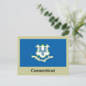 Vlag verbindingsstaat briefkaart (Staand voorkant)