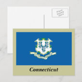 Vlag verbindingsstaat briefkaart (Voorkant / Achterkant)