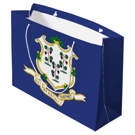 Vlag verbindingsstaat groot cadeauzakje (Achterkant Gekanteld)