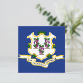 Vlag verbindingsstaat kaart (Staand voorkant)