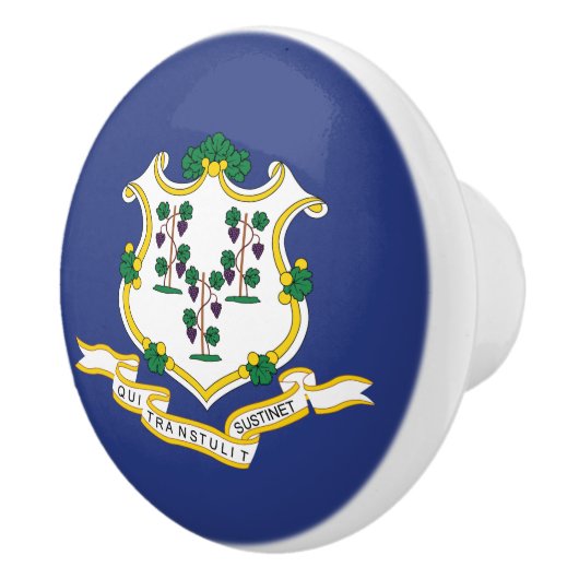 Vlag verbindingsstaat keramische knop (Rechts)