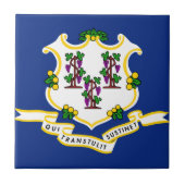 Vlag verbindingsstaat tegeltje (Voorkant)