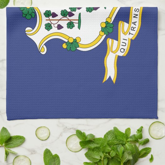 Vlag verbindingsstaat theedoek (Gevouwen)