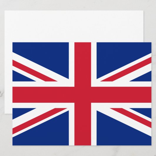 Vlag Verenigd Koninkrijk (Voorkant / Achterkant)