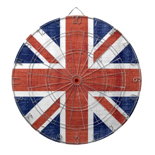 vlag Verenigd Koninkrijk 2 Dartbord (Voorkant)