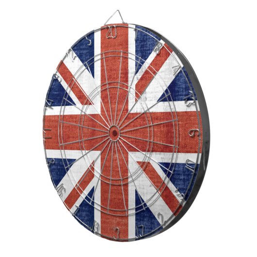 vlag Verenigd Koninkrijk 2 Dartbord (Voorkant Rechts)