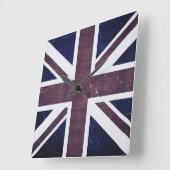 vlag Verenigd Koninkrijk 2 Vierkante Klok (Hoek)