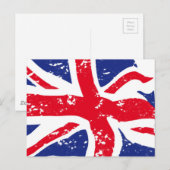 vlag Verenigd Koninkrijk Briefkaart (Voorkant / Achterkant)