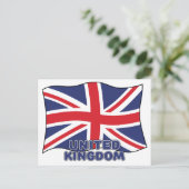 Vlag Verenigd Koninkrijk Briefkaart (Staand voorkant)