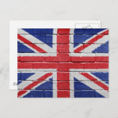 vlag Verenigd Koninkrijk Briefkaart (Voorkant / Achterkant)