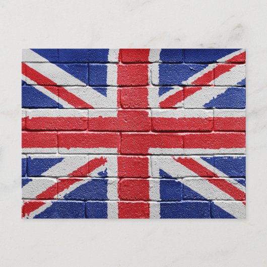 vlag Verenigd Koninkrijk Briefkaart (Voorkant)