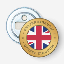 Vlag Verenigd Koninkrijk Button Flesopener