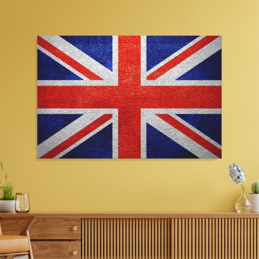 Vlag  Verenigd Koninkrijk Canvas Afdruk (Insitu (Woonkamer))