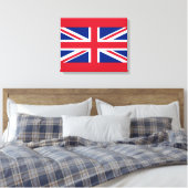 Vlag Verenigd Koninkrijk Canvas Afdruk (Insitu (Slaapkamer))