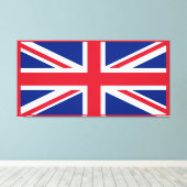 Vlag Verenigd Koninkrijk Canvas Afdruk (Insitu (Houten vloer))