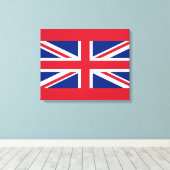 Vlag Verenigd Koninkrijk Canvas Afdruk (Insitu (Houten vloer))