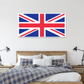 Vlag Verenigd Koninkrijk Canvas Afdruk (Insitu (Slaapkamer))