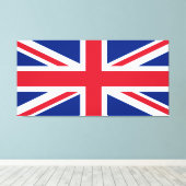 Vlag Verenigd Koninkrijk Canvas Afdruk (Insitu (Houten vloer))