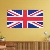 Vlag Verenigd Koninkrijk Canvas Afdruk (Insitu (Woonkamer))