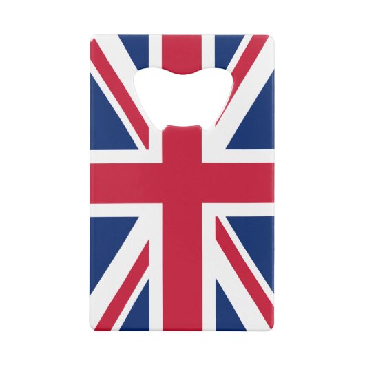 Vlag Verenigd Koninkrijk Creditkaart Flessenopener (Achterkant)