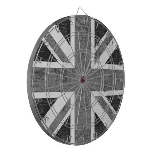  vlag Verenigd Koninkrijk Dartbord (Voorkant Links)