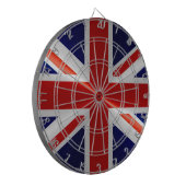 Vlag Verenigd Koninkrijk Dartbord (Voorkant Links)