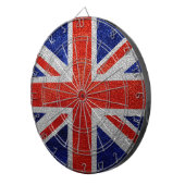 Vlag  Verenigd Koninkrijk Dartbord (Voorkant Rechts)