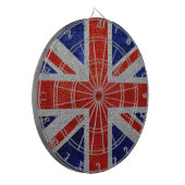 Vlag  Verenigd Koninkrijk Dartbord (Voorkant Links)