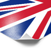 Vlag Verenigd Koninkrijk Foto Afdruk (Hoek)