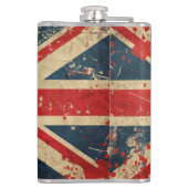 vlag Verenigd Koninkrijk Heupfles (Achterkant)