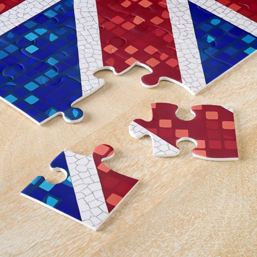 Vlag Verenigd Koninkrijk Legpuzzel (Zijkant)