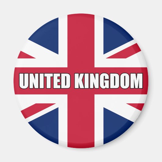 Vlag Verenigd Koninkrijk Magneet (Voorkant)