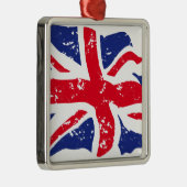 vlag Verenigd Koninkrijk Metalen Ornament (Rechts)