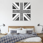  vlag Verenigd Koninkrijk — omgepakt Canvas (Insitu (Slaapkamer))