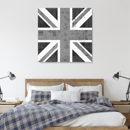  vlag Verenigd Koninkrijk — omgepakt Canvas (Insitu (Slaapkamer))