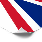 Vlag Verenigd Koninkrijk Perfect Poster (Hoek)