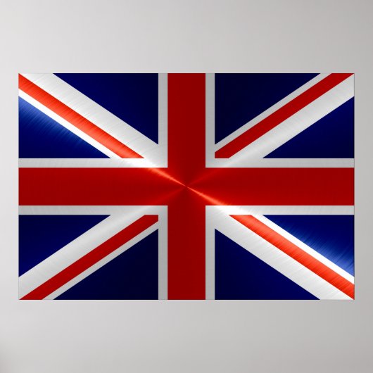 Vlag Verenigd Koninkrijk Poster (Voorkant)