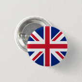 Vlag Verenigd Koninkrijk Ronde Button 3,2 Cm (Voorkant /achterkant)