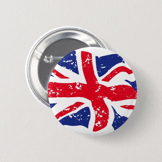 vlag Verenigd Koninkrijk Ronde Button 5,7 Cm (Voorkant /achterkant)
