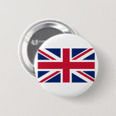 Vlag Verenigd Koninkrijk Ronde Button 5,7 Cm (Voorkant /achterkant)