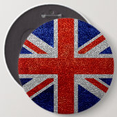 Vlag  Verenigd Koninkrijk Ronde Button 6,0 Cm (Voorkant /achterkant)