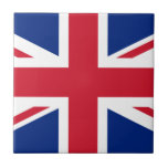 Vlag Verenigd Koninkrijk Tegeltje<br><div class="desc">De vlag van het Verenigd Koninkrijk is een wit-gefimbrigeerd symmetrisch rood kruis op een blauw gebied met een wit-gefimbrimeerd tegenveranderd salaris van rood en wit. De gebruikte kleuren in de vlag zijn blauw, rood, wit. Het aandeel van de vlag van het Verenigd Koninkrijk bedraagt 1:2. De vlag van het Verenigd...</div>