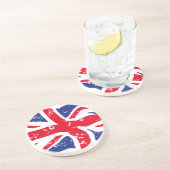 vlag Verenigd Koninkrijk Zandsteen Onderzetter (Zijkant)