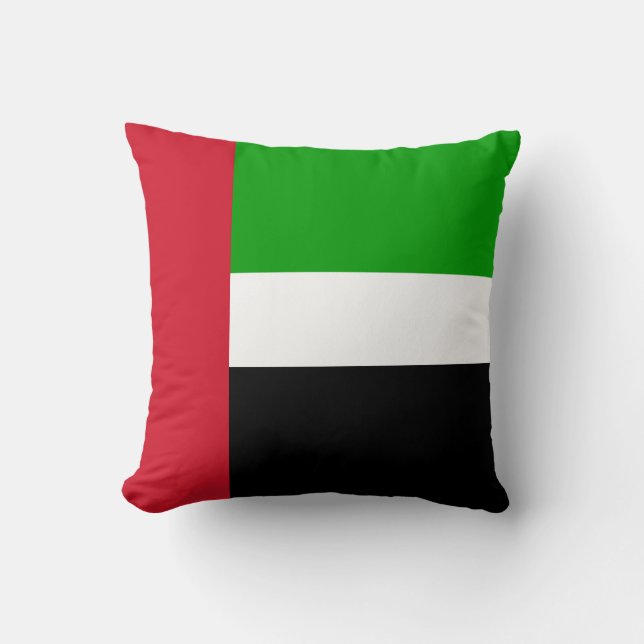 Vlag Verenigde Arabische Emiraten Kussen (Voorkant)